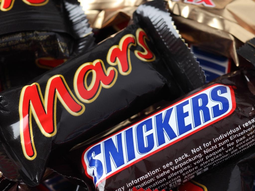 Mars and Snickers Paper Packaging