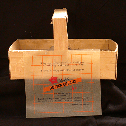 butter cream candy packaging from 1911