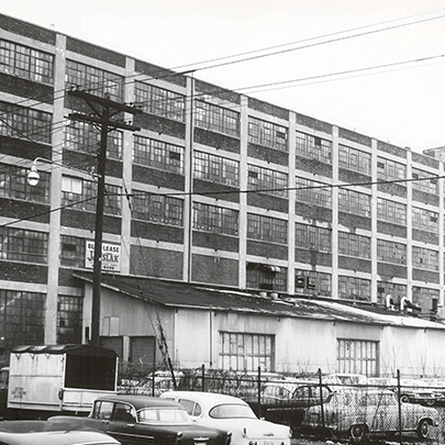 Mars Wrigley factory from 1940 that established M&M Limited in Newark, New Jersey.